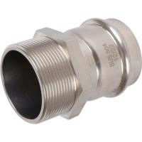 Переходник ROMMER НР, 54х2, из нержавеющей стали прессовой