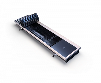 Конвектор Vitron c принудительной конвекцией c вентилятором 24В (глубина 75мм, ширина 400мм, длина 8